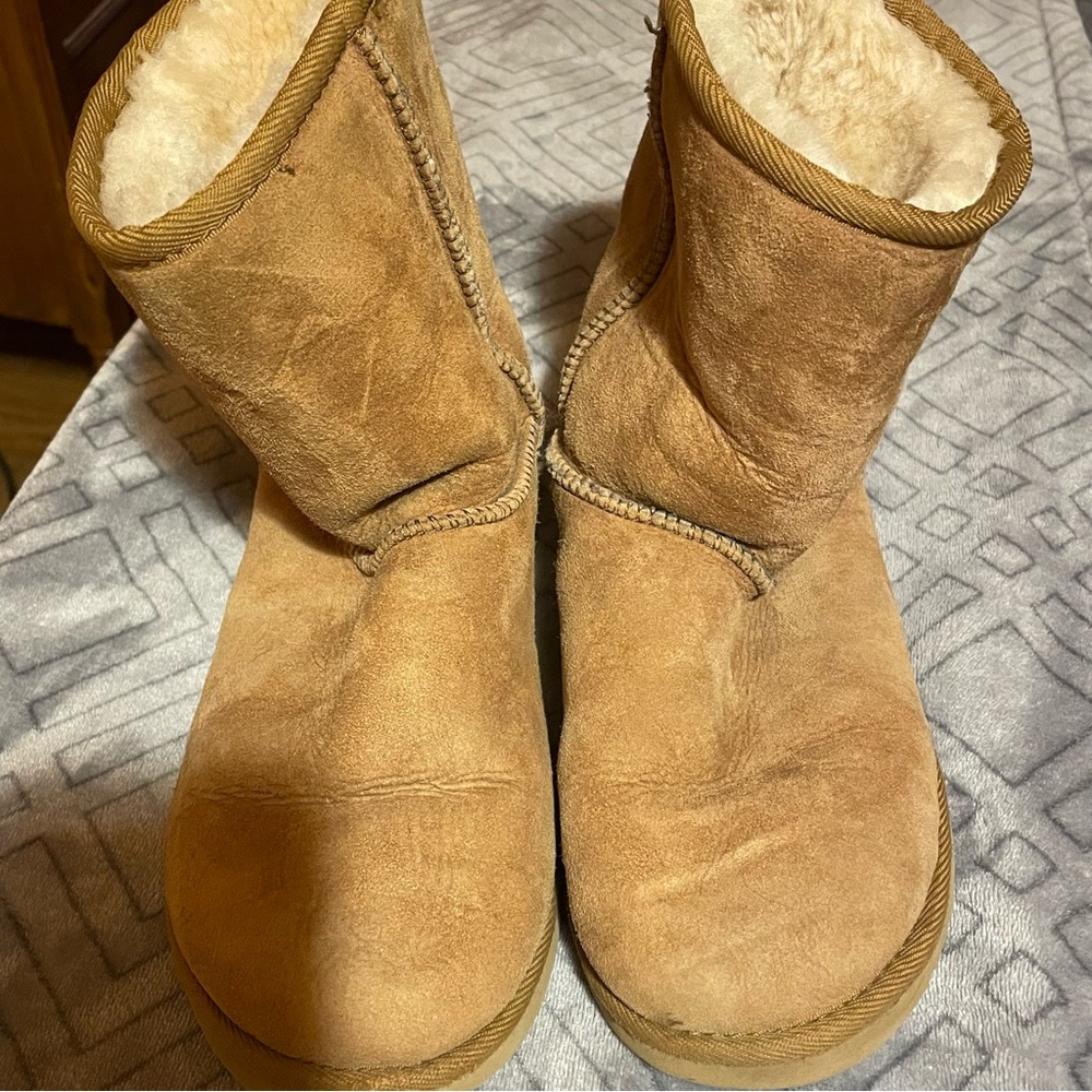 UGG Tan Shearling Boots